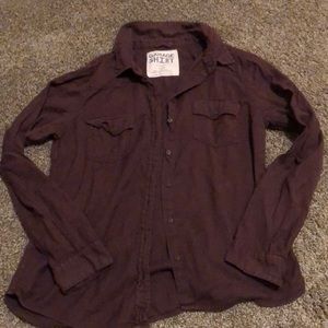 Garage Button Down Classic Fit - Size Medium